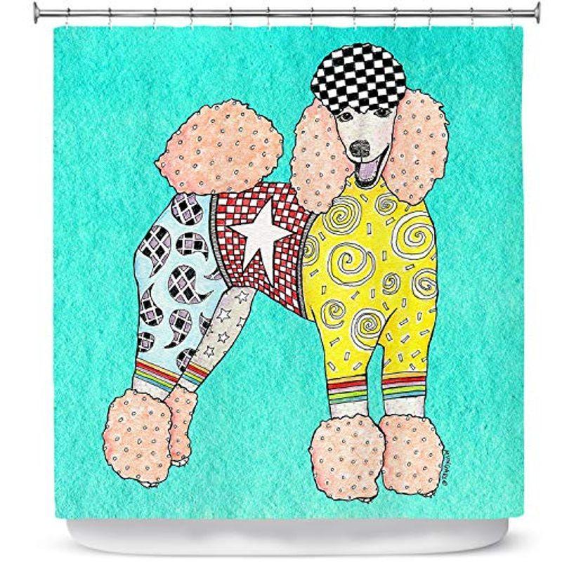 ダイアノウチェ デザインズsho Marleyungaropoodleturquoiseデザインシャワーカーテン 71 X カーテン ブラインド 74標準 シャワーカーテン 74標準 ならショッピング ランキングや口コミも豊富なネット通販 更にお得なpaypay残高も スマホアプリも