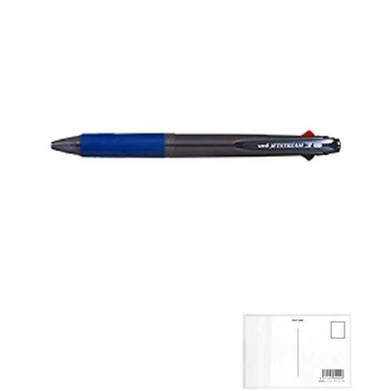 三菱鉛筆 多色ボールペン ジェットストリーム 0 7mm 3色ボールペン 透明ネイビー軸 Sxe3 ５本 画材屋ドットコム ポストカ Ajcuypkfcd 筆記用具 Tdsc Sn
