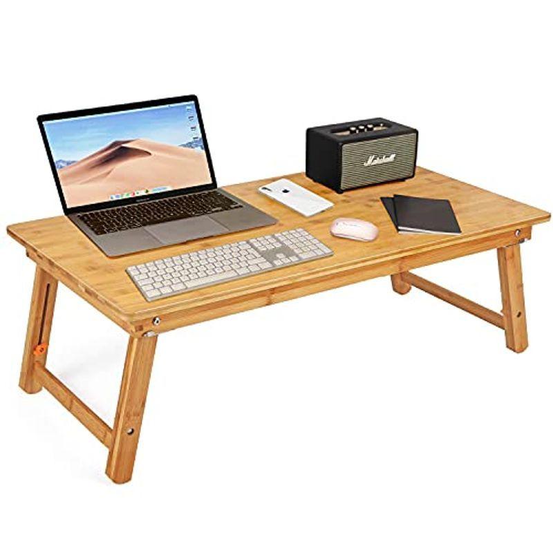 ノートパソコンデスク Pcスタンド 傷付きにくい 竹製 ベッドテーブル ローテーブル 座卓 ちゃぶ台 折りたたみ式 高さ調節可能 多機能 万 Pia Store 通販 Yahoo ショッピング