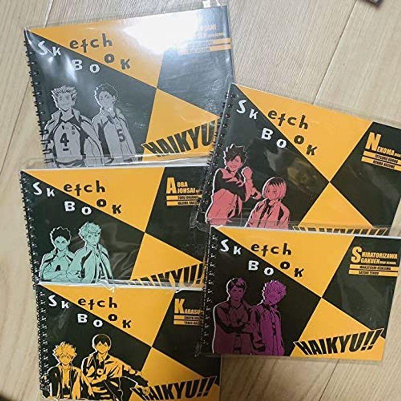かわいい新作 ハイキュー スケッチブック To The Top ５冊セット 図案 スケッチブック