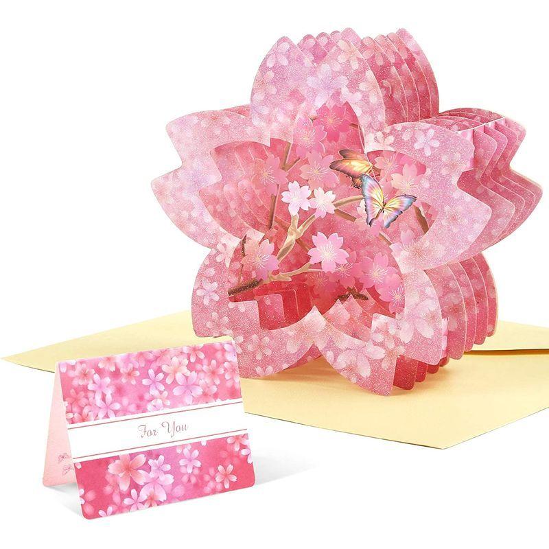 Kesote メッセージカード 桜 卒業 バレンタイン ポップアップカード 立体 カード 封筒付き 3d お見舞いカード Pia Store 通販 Yahoo ショッピング