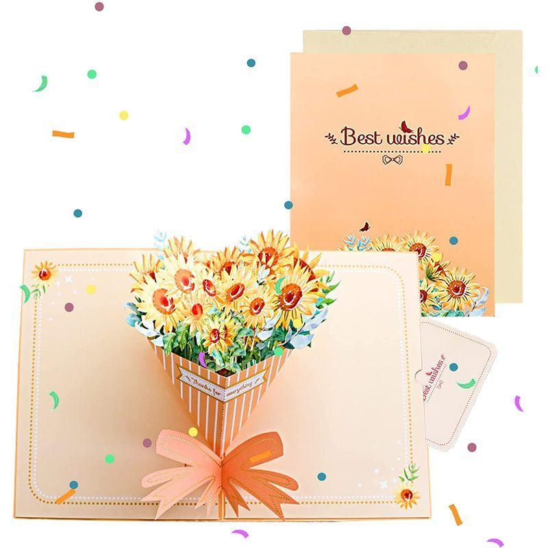 メッセージカード Bronc 立体バースデーカード おしゃれ 誕生日カード グリーティングカード フラワーカード 七五三祝い バレンタイン Pia Store 通販 Yahoo ショッピング