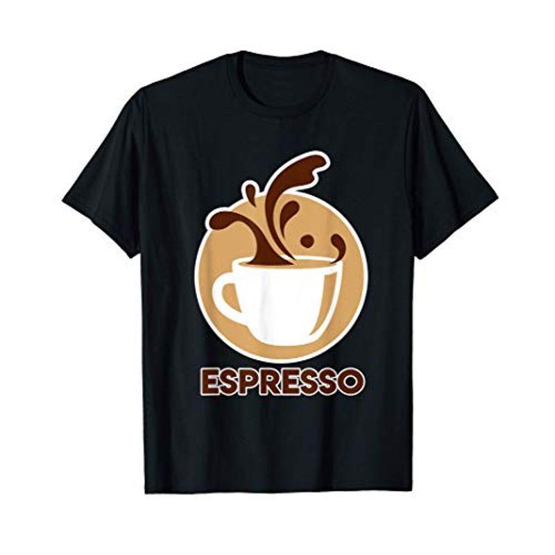 超大特価 高級ブランド コーヒー中毒者のためのエスプレッソデザイン - Espresso Tシャツ paloalto-story.com paloalto-story.com