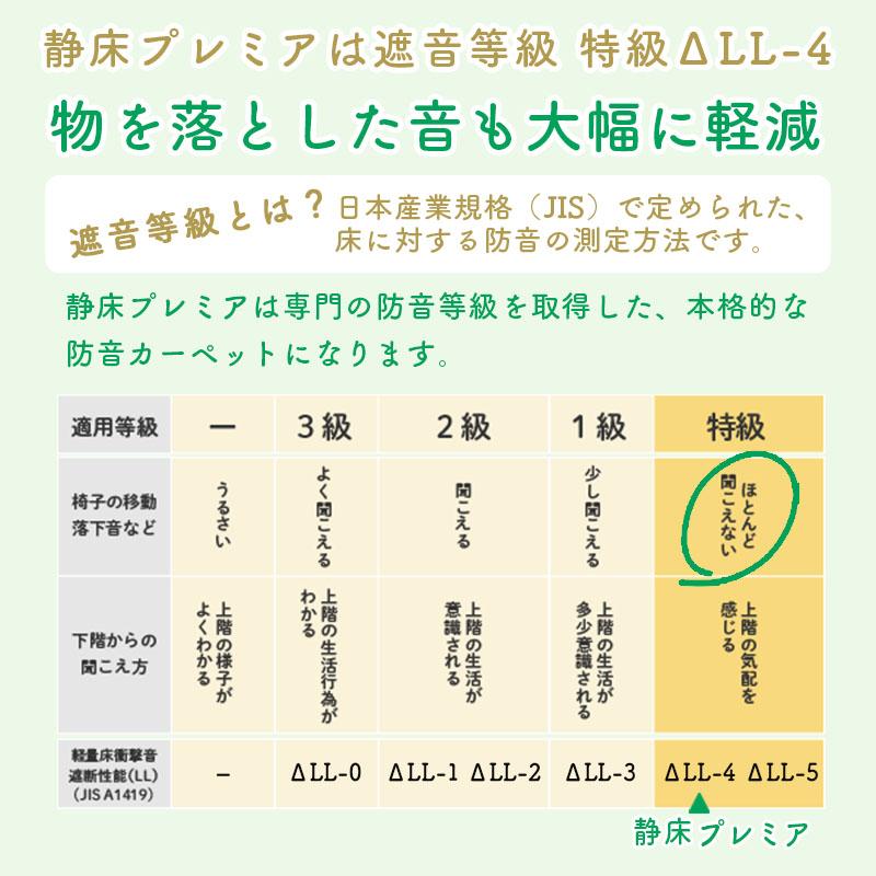 日東紡マテリアル 防音マット 防音カーペット 静床プレミア50cm×50cm 1