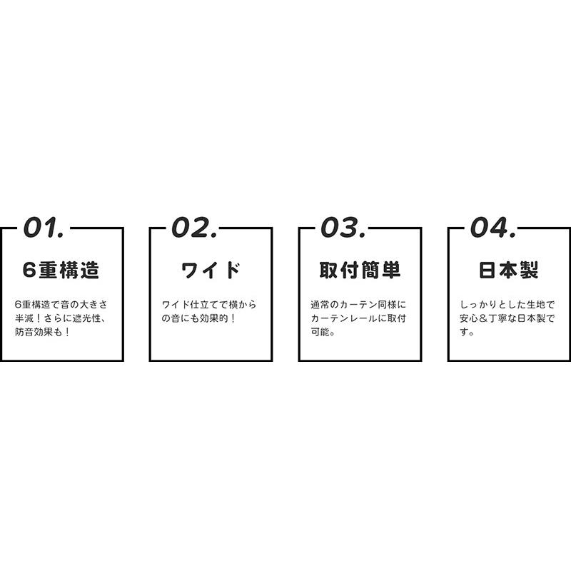 在庫有 ドア用 間仕切りにも使える 防音カーテン 遮光1級 断熱六重構造防音カーテンコーズ両面仕上げタイプイージーオーダー 幅271 300cm 丈151 180cm 1枚防音 騒音対策 ドア 間仕切り対策 賃貸 楽器 新着商品 Drchibornfree Com