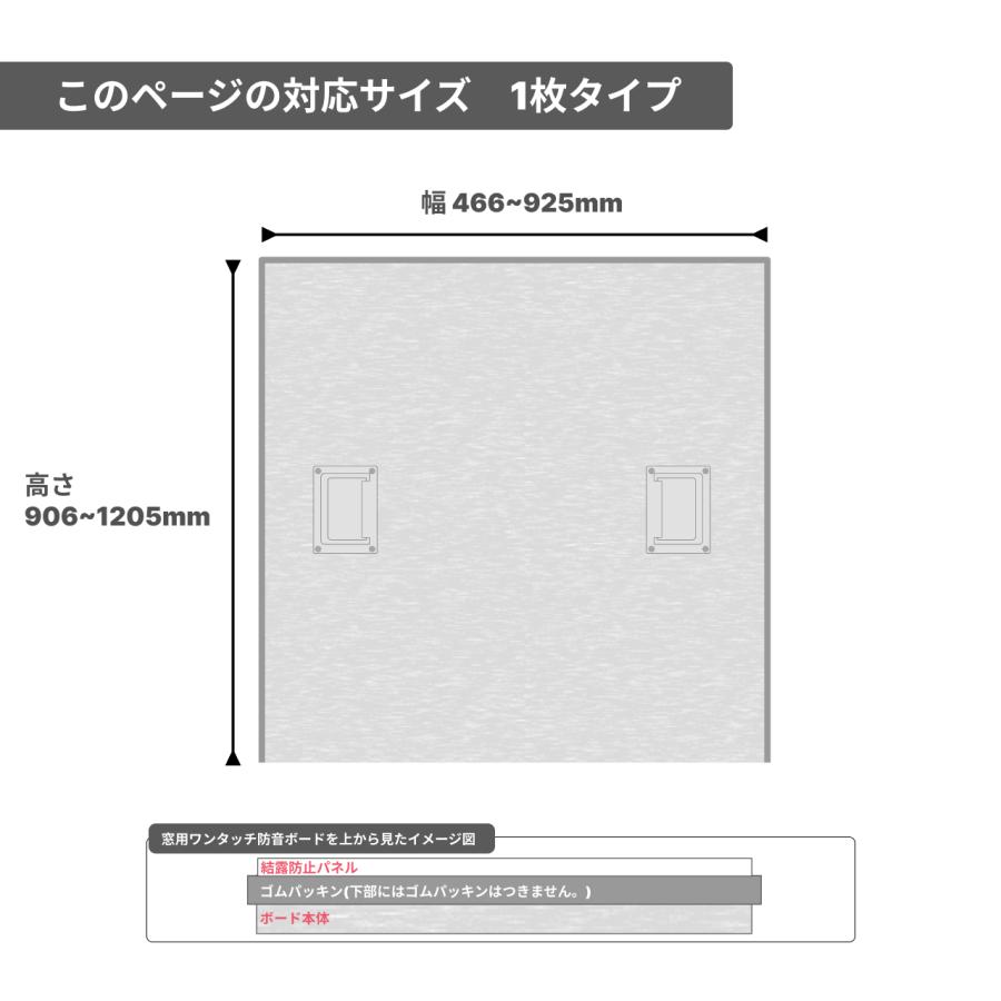 防音専門ピアリビング 防音パネル 防音材 窓用ワンタッチ防音ボード 1