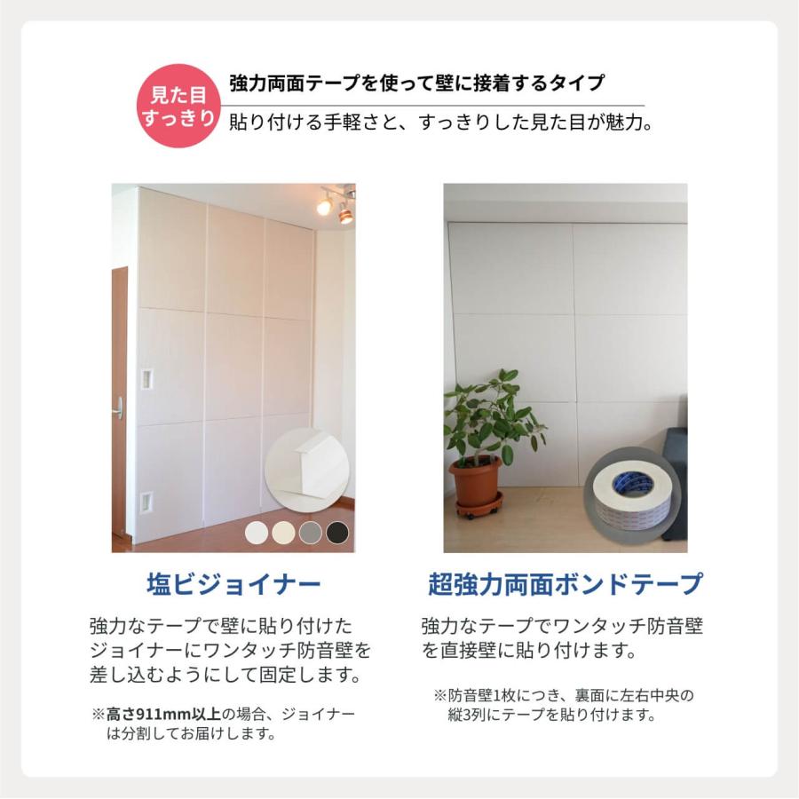 防音 簡易防音 吸音材 遮音シート ピアノ 防音室 防音ボード ワンタッチ防音壁セット プロ 部材:ジョイナー 【む】 幅1801-2700mm 高さ2401-2700mm