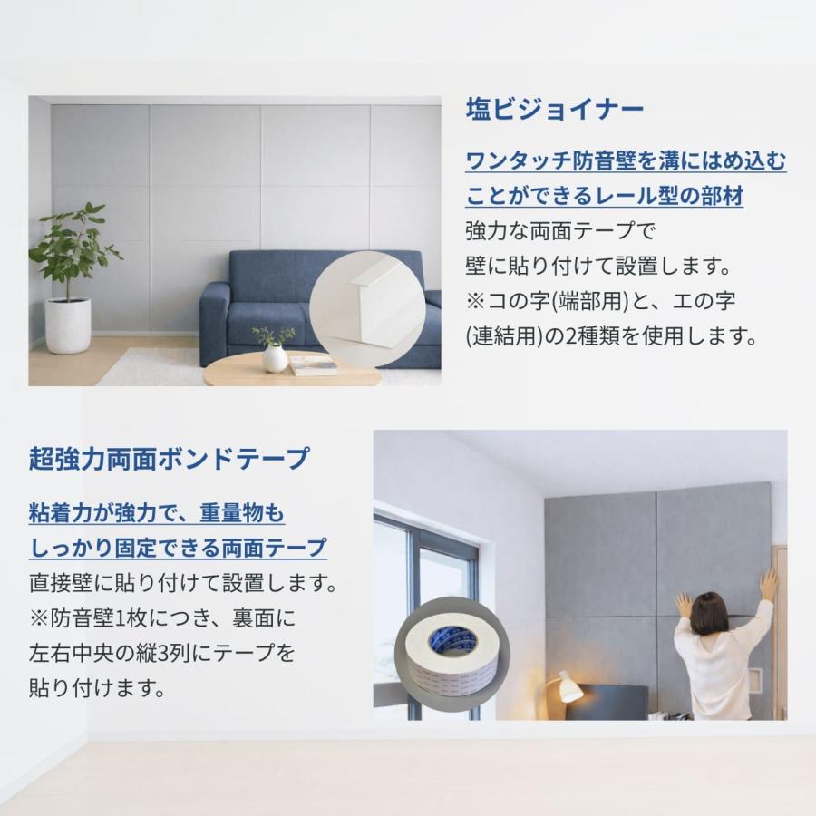 防音専門ピアリビング 防音パネル 防音材 ワンタッチ防音壁セット プロ