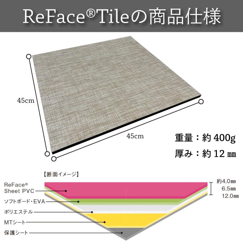 防音専門ピアリビング 防音マット 置き畳 ReFace Tile 45cm×45cm 7枚