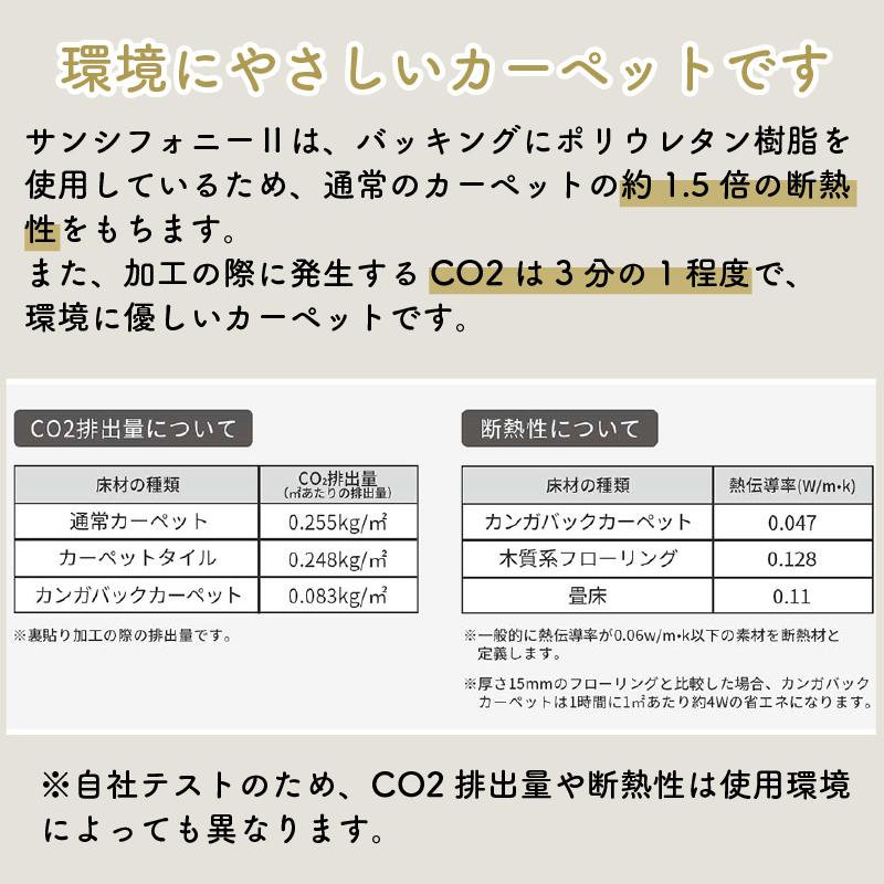 ラグ ラグマット ダイニング クッション ジョイントマット キッチン 防音 防炎 断熱 足音 防振 サンシフォニー2 イージーオーダー 25-50cm×251-275cm｜pialiving｜09