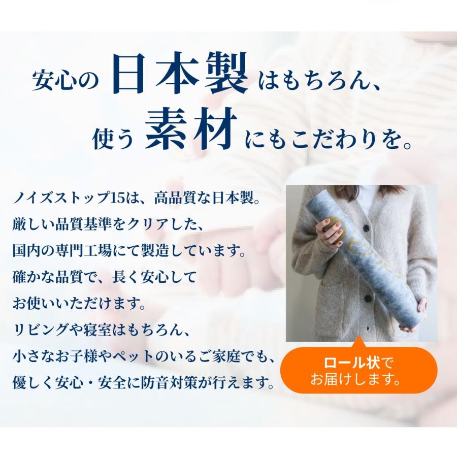 防音専門ピアリビング 防音シート 遮音シート ノイズストップ15 1.5mm