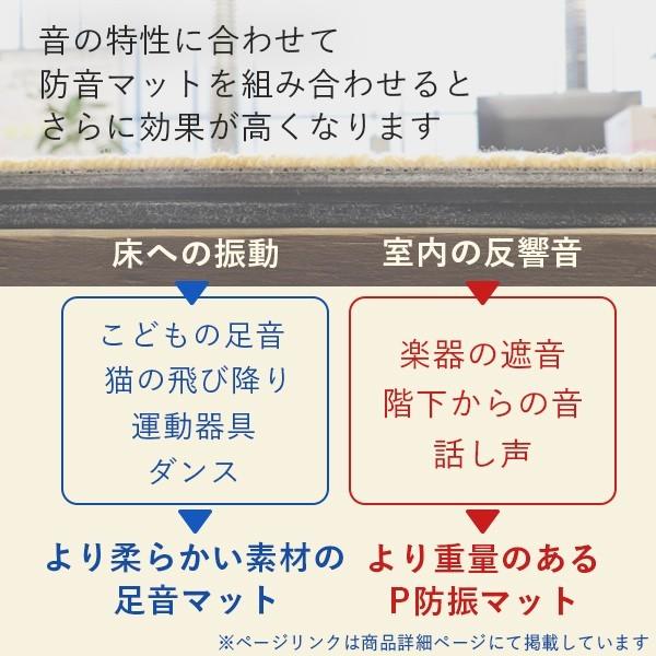 ラグ ラグマット ダイニング クッション ジョイントマット 床 防音 防振 ピアノ 足音 キッチン リビング 子供部屋 快適防音マット ウッド 190×190｜pialiving｜16