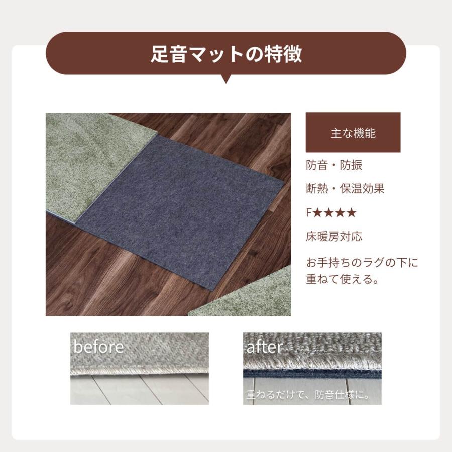 防音マット 電子ドラム 用 床のかんたん防音セット 防音 ドラム セット マット 防振 楽器 吸音 防傷_21