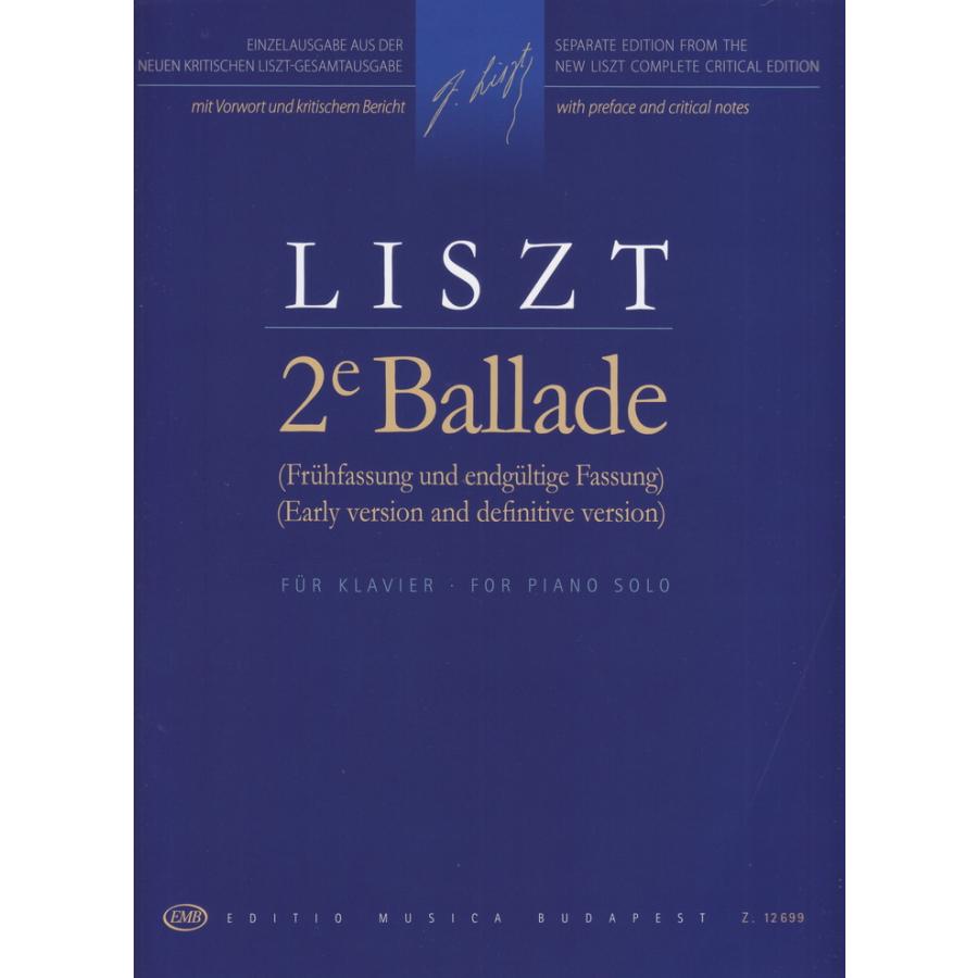ピアノ 楽譜 リスト バラード 第2番 ロ短調 新リスト全集より 2e Ballade 875 Emba56 楽譜専門店 Crescendo Alle 通販 Yahoo ショッピング
