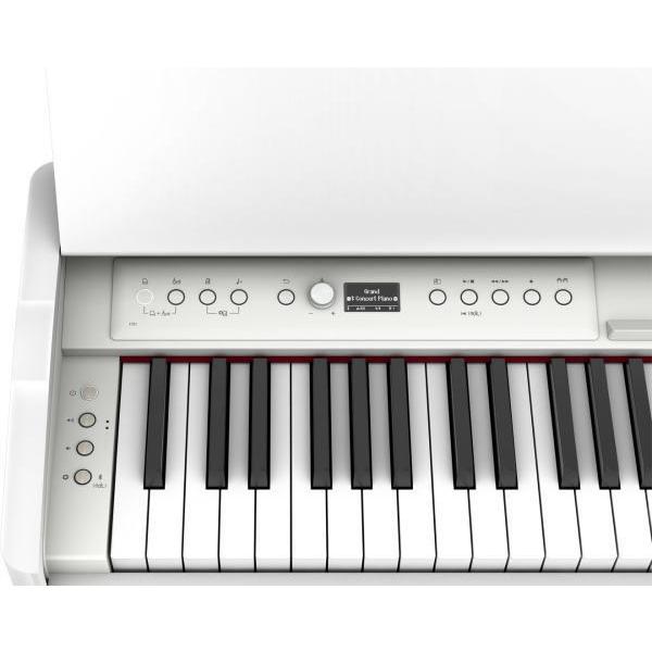 【箱傷アウトレット・未開封品】【最短翌日お届け】ローランド Roland 電子ピアノ F701WH ホワイト スタイリッシュタイプ 88鍵盤【組立設置込】｜pianoplaza｜04