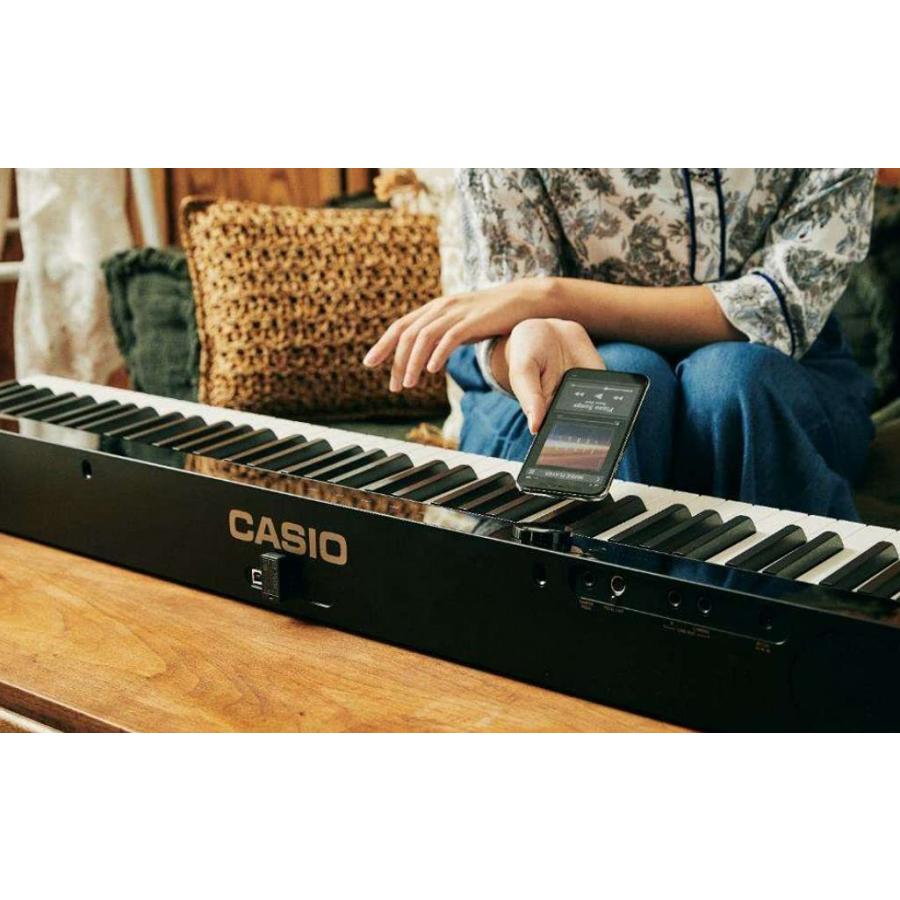 カシオ CASIO 電子ピアノ Privia プリヴィア デジタルピアノPX-S1100BK ブラック スリムデザイン デジタル楽器