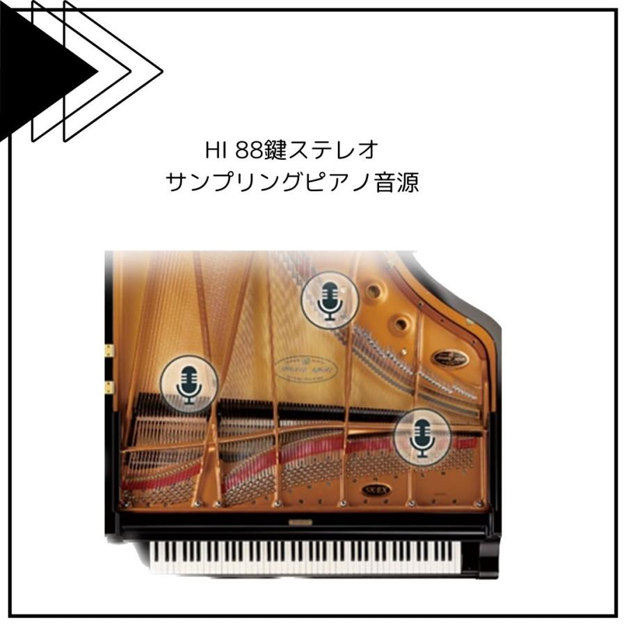 【配送料無料】カワイ KAWAI 電子ピアノ ES120Filo B ブラック+スタンドHML-2Bセット 88鍵盤【組立込み】｜pianoplaza｜06