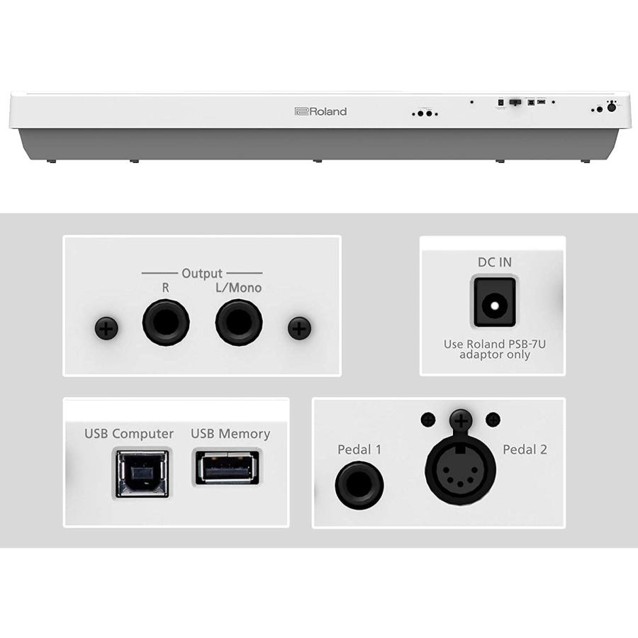 Roland FP-50 ホワイト 88鍵盤 電子ピアノ fp-30上位 Roland FP30-WH 19年製 中古 電子ピアノ ホワイト・・・SOLD OUT