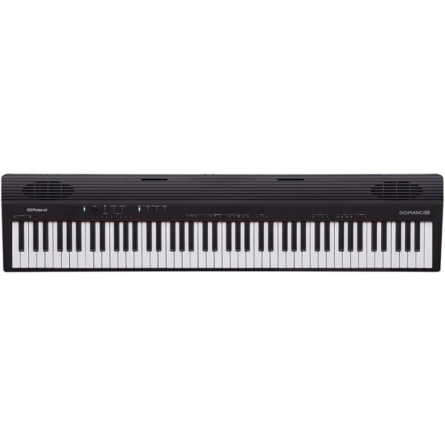 ローランド Roland 電子ピアノ GO:PIANO GO-88P ヘッドホン キーボードスタンド プロ仕様サスティンペダルPST-10セット｜pianoplaza｜02