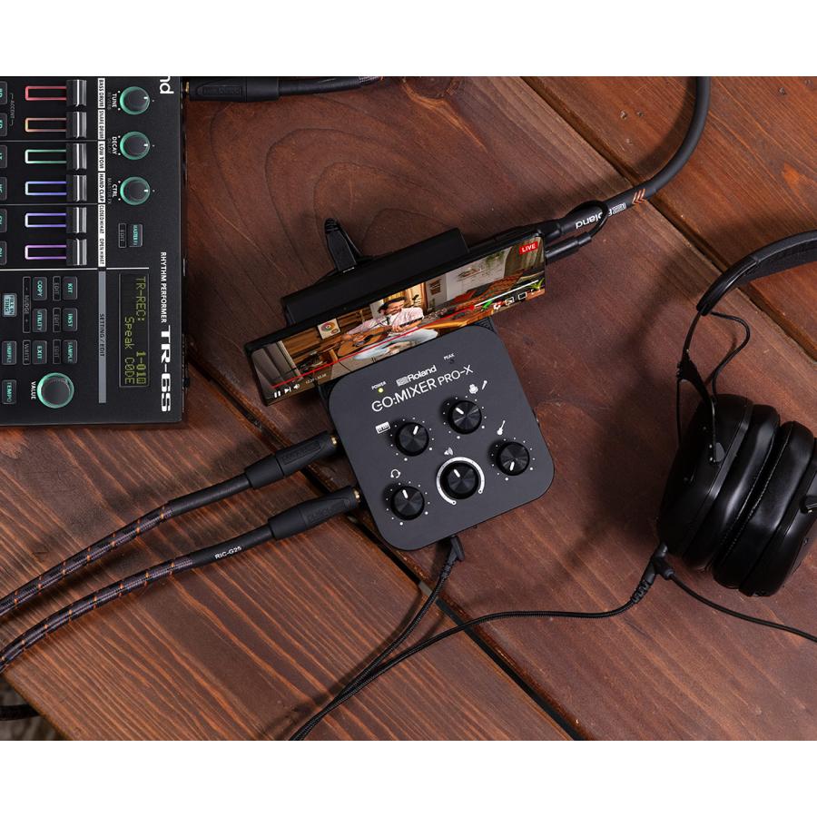 【最短翌日お届け】ローランド Roland GO:MIXER PRO-X モバイル・デバイス専用ポータブル・ミキサー スマホ配信機材｜pianoplaza｜12