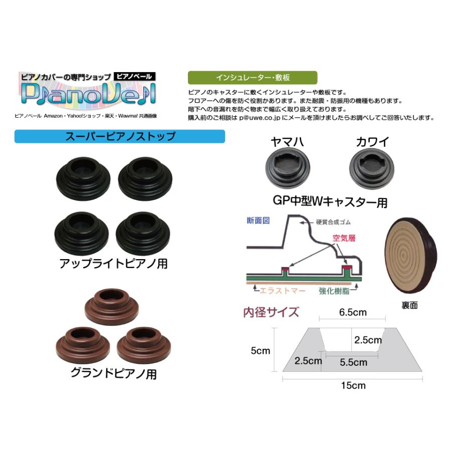 スーパーピアノストップ ⁄ 東京防音 – インシュレーター ピアノ防振