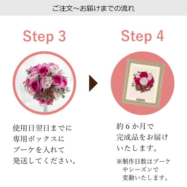 押し花ブーケ 【ミモザ】 マンハッタンゴールドS 送料無料