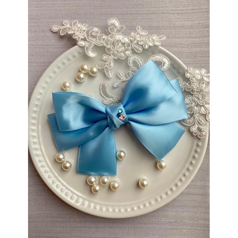 ラインストーンリボンクリップ |  | 01