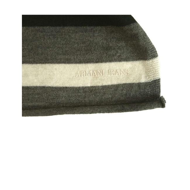 ARMANI JEANS アルマーニ ジーンズ マフラー ブラック メンズ