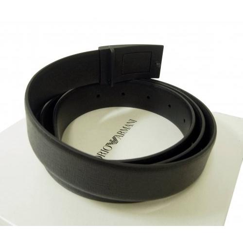 値下中！【新品】EMPORIO ARMANI 本革 ブラックベルトリバーシブル 値下中！【新品】EMPORIO ARMANI 本革 ブラックベルト