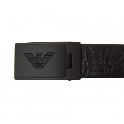 EMPORIO ARMANI アルマーニ ベルト リバーシブル ブラック 長さ