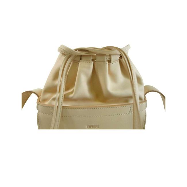 BREE ベージュ ヌメ革バッグ BREE レザーバッグ ヌメ革 ベージュ 編み込みスタイル トート