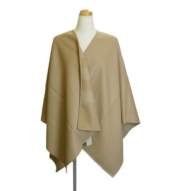 BURBERRY バーバリー ケープ 大判ストール ウール ラップ