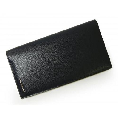 新作人気モデル 長札入れ 小銭入れなし 長財布 バーバリー Burberry バーバリー財布 メンズ 小銭入れ無し 二つ折 ロンドンレザー 財布