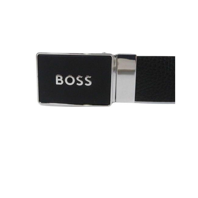 HUGO BOSS ヒューゴ ボス ベルト メンズ Iccon バックル ブラック