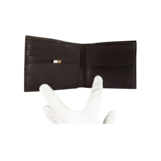 【新品】ヒューゴボス メンズ2つ折り財布「交渉中」 HUGO BOSS ヒューゴ ボス 財布 メンズ 二つ折り Zair : Piazza