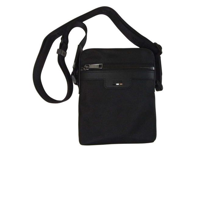 新品、HUGO BOSS ショルダーバッグ 黒 レザー HUGO BOSS（ヒューゴ・ボス） ヒューゴ ボス ショルダーバッグ 斜