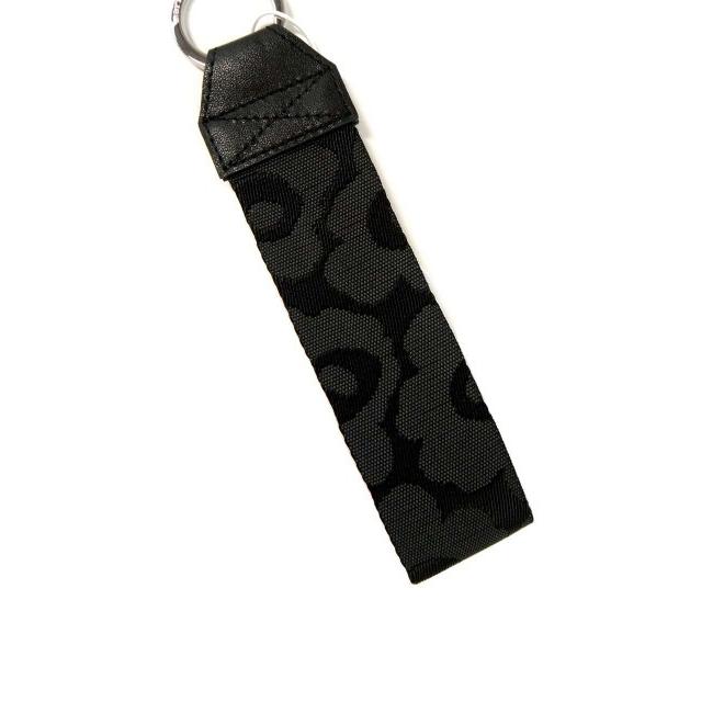 marimekkoキーホルダー　革　ウニッコ　ブラック　マリメッコ　新品　レア 2025年最新】marimekko カラー：ブラック系 キーホルダー
