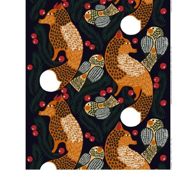 marimekko マリメッコ 生地 布 コットンファブリック Ketunmarja marimekko マリメッコ 生地 布 コットンファブリック Ketunmarja