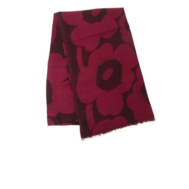 【2025SS】marimekko マリメッコ/ Fiore Unikko スカーフ Fiore Unikko Scarf | Black Light Khaki | 28