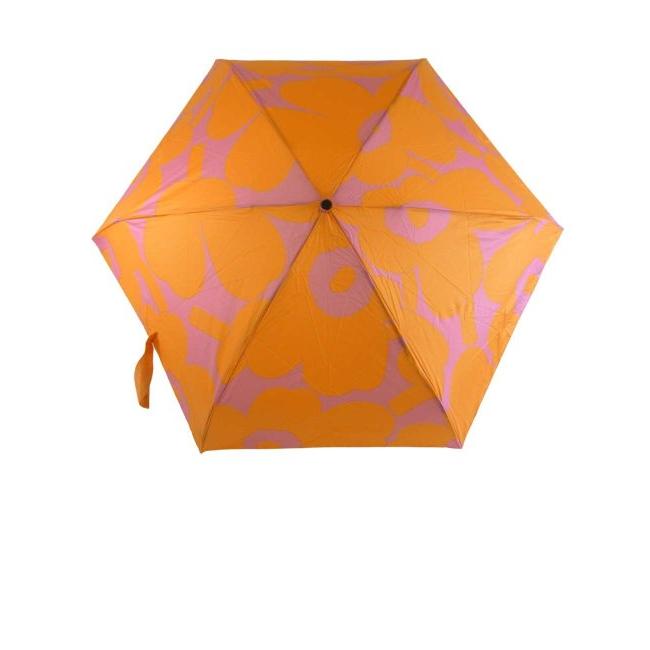 marimekko ウニッコ型押し 二つ折り オレンジ marimekko ウニッコ型押し 二つ折り オレンジ marimekko