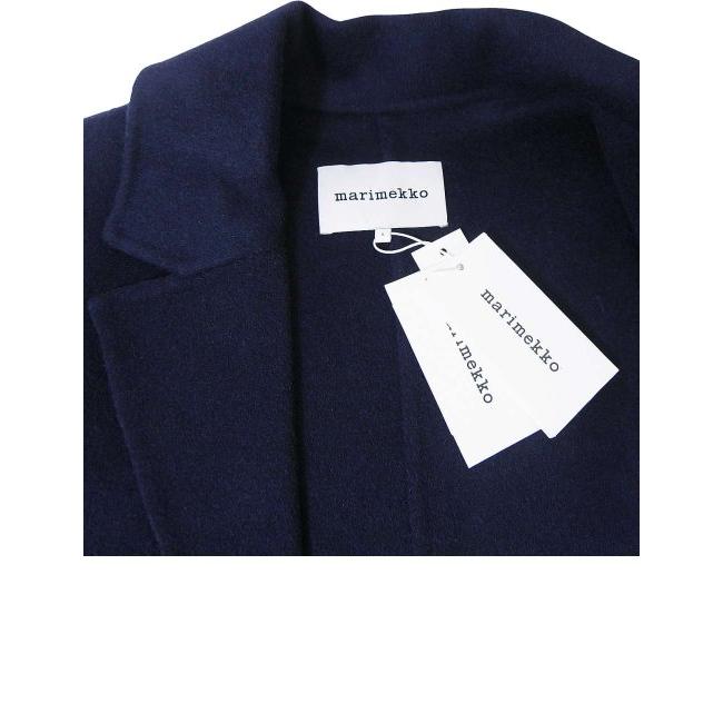 marimekko マリメッコ コート ウール Kapiteeli Solid Wool