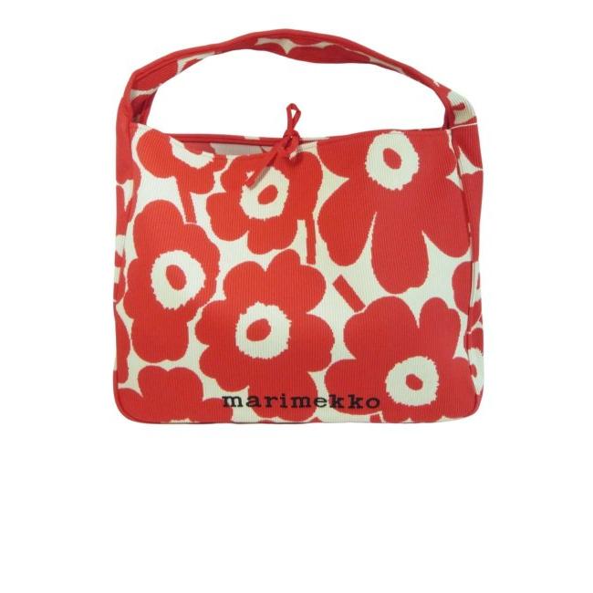【marimekko】ニット バッグ ラージ Unikko ショルダーバッグ Knitted Bag Large Unikko ショルダーバッグ | Maija Isola
