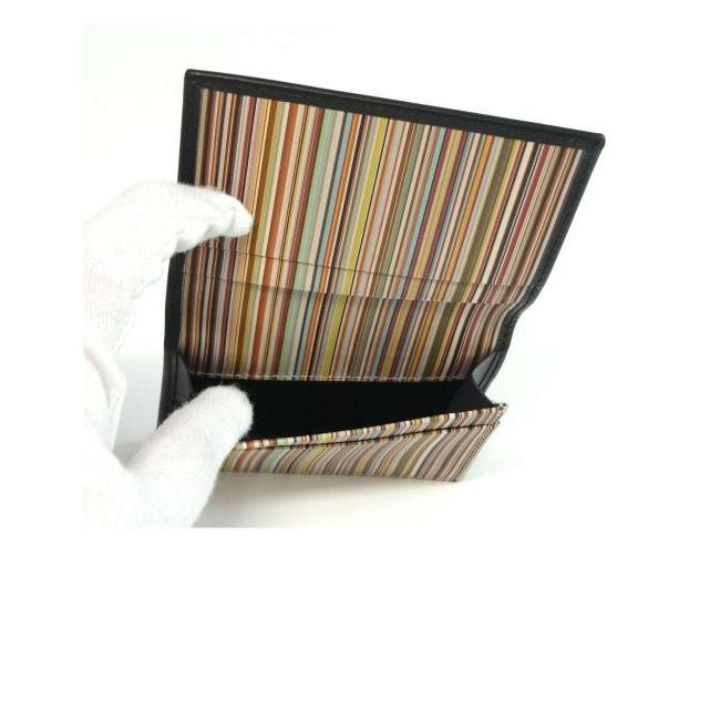 Paul Smith ポールスミス カードケース マルチストライプ 銀行