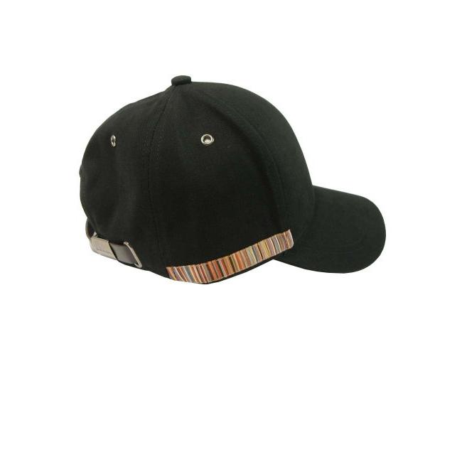 アウトレット送料無料 ポールスミス 帽子 メンズ キャップ ハット ベースボール ゴルフ Trim シグネチャーストライプ ブラック 国内配送 Www Traumazim Com