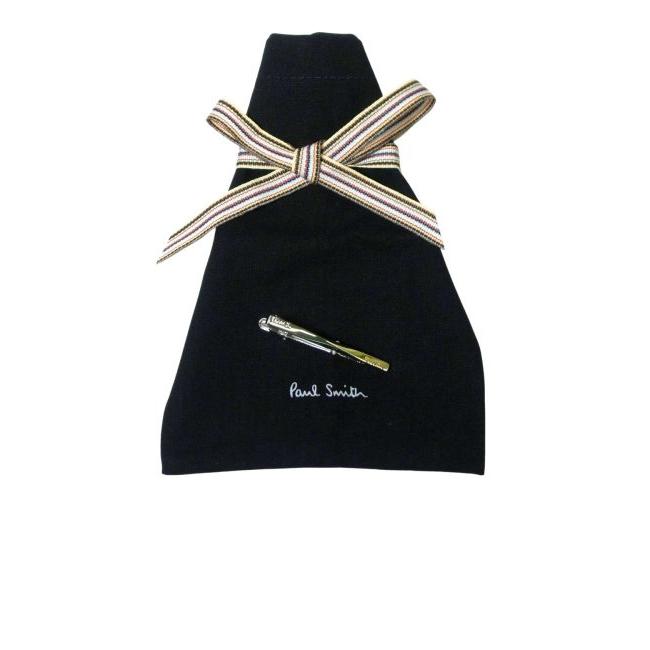 Paul Smith ポールスミス ネクタイピン ロゴ ツイスト シルバー+