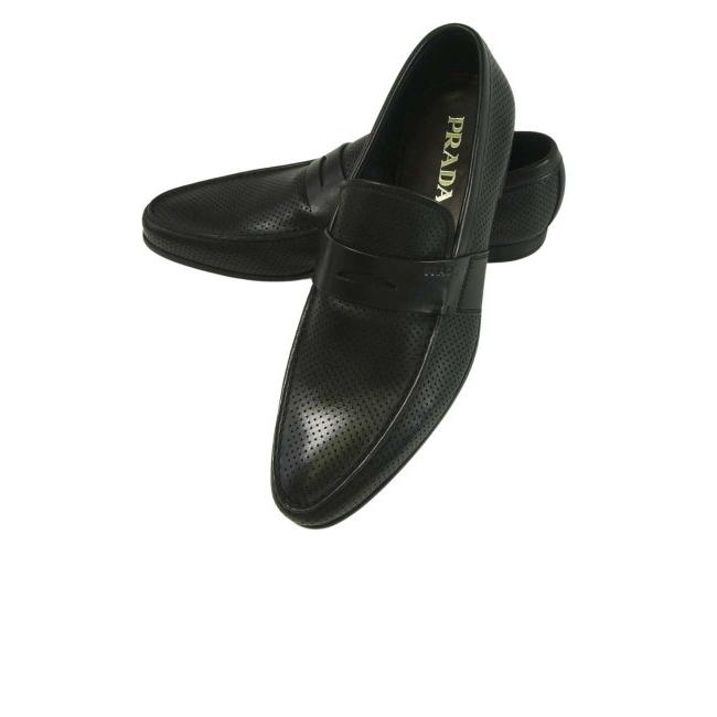 プラダ 靴 メンズ レザーシューズ （ブラック） 8.5サイズ（日本サイズ約27.5cm） :ps985-1:Piazza - 通販 -  Yahoo!ショッピング