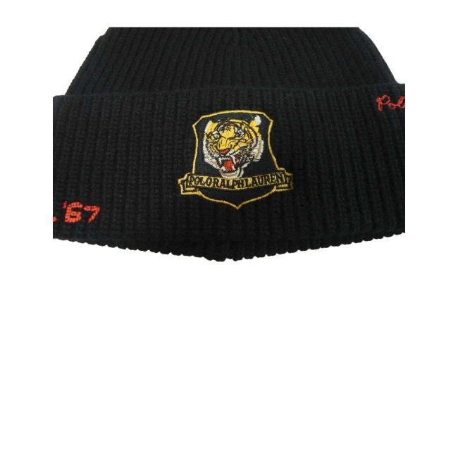 【ヒメコネネ】ポロラルフローレン ニット帽 タイガー POLO RALPH LAUREN ポロラルフローレン ニットキャップ ニット帽