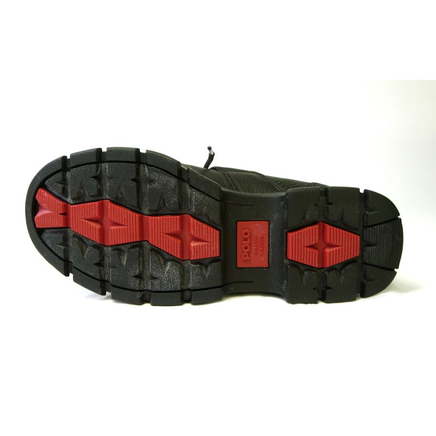 美品 Polo Ralph Lauren ブラックビジネスシューズ ビリーズ別注のポロ ラルフ ローレン「マートン ボート“トリプル