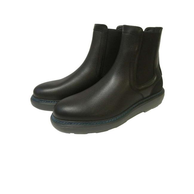 FERRAGAMO フェラガモ ブーツ レザー メンズ サイドゴア