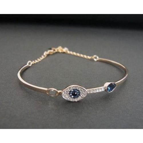 スワロフスキー バングル ブレスレット ミランダカーデザイン Duo Evil Eye デュオ Sw308 1 Piazza 通販 Yahoo ショッピング